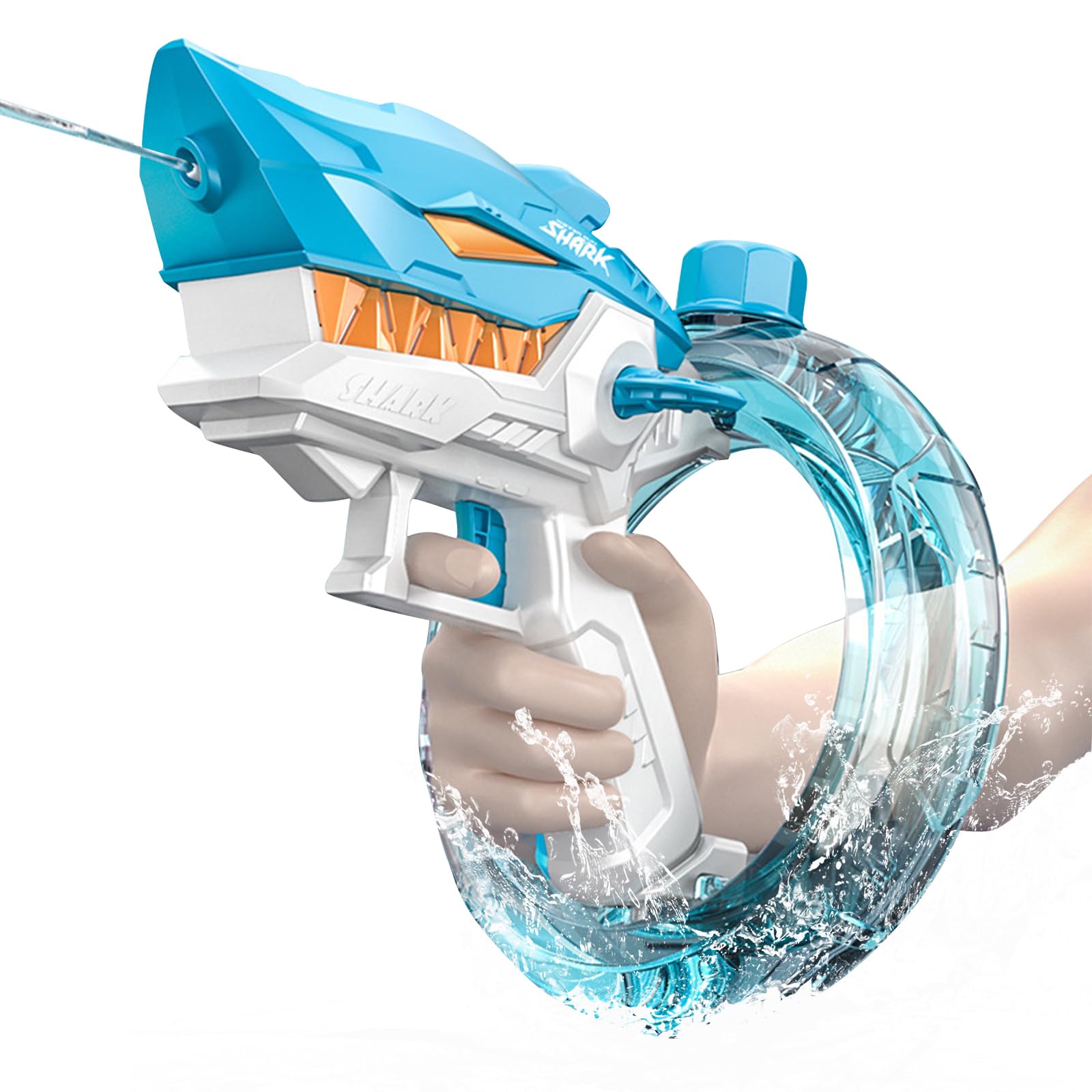 Amazon | YAYAMIYA 水鉄砲 電動 サメの自動連発ウォーターガン
